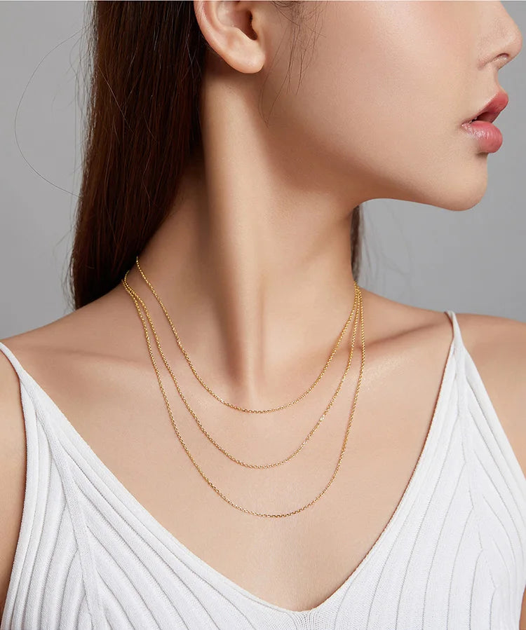 Élodie – Collier Chaîne Argent 925