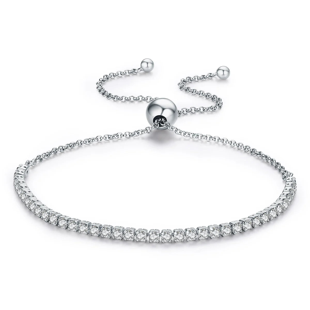 Camille – Bracelet Tennis Argent 925 Plaqué Or