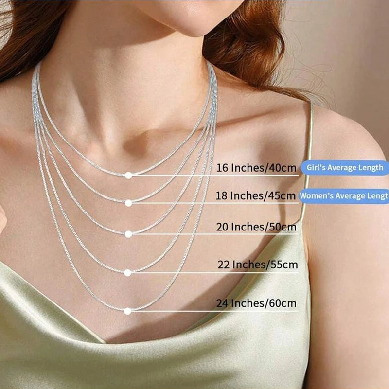Victoire – Collier Chaîne Latérale Argent 925