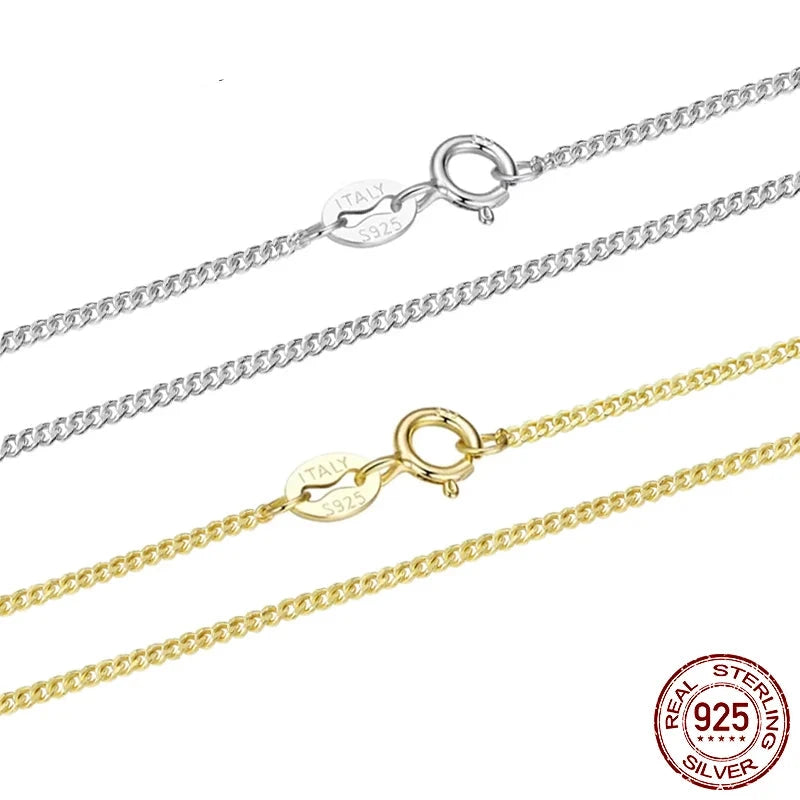Victoire – Collier Chaîne Latérale Argent 925
