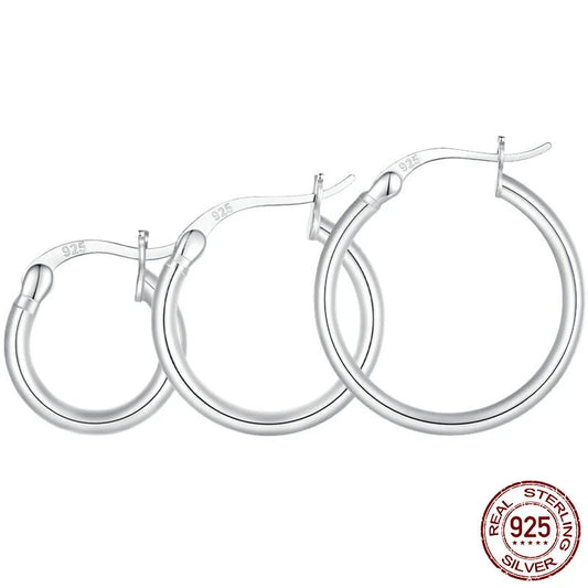 Manon – Boucles d’Oreilles Tube Argent 925