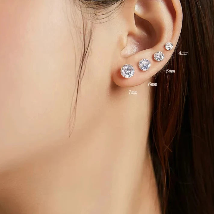 Flora – Boucle d'oreille en argent 925