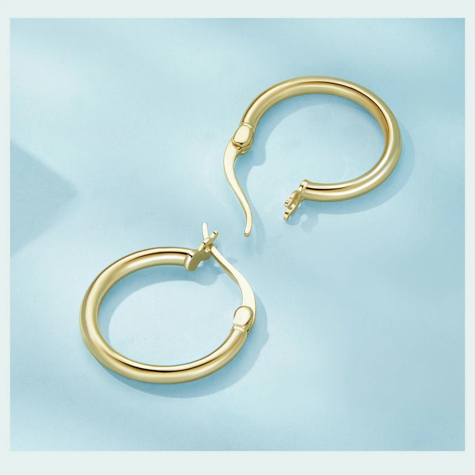 Manon – Boucles d’Oreilles Tube Argent 925