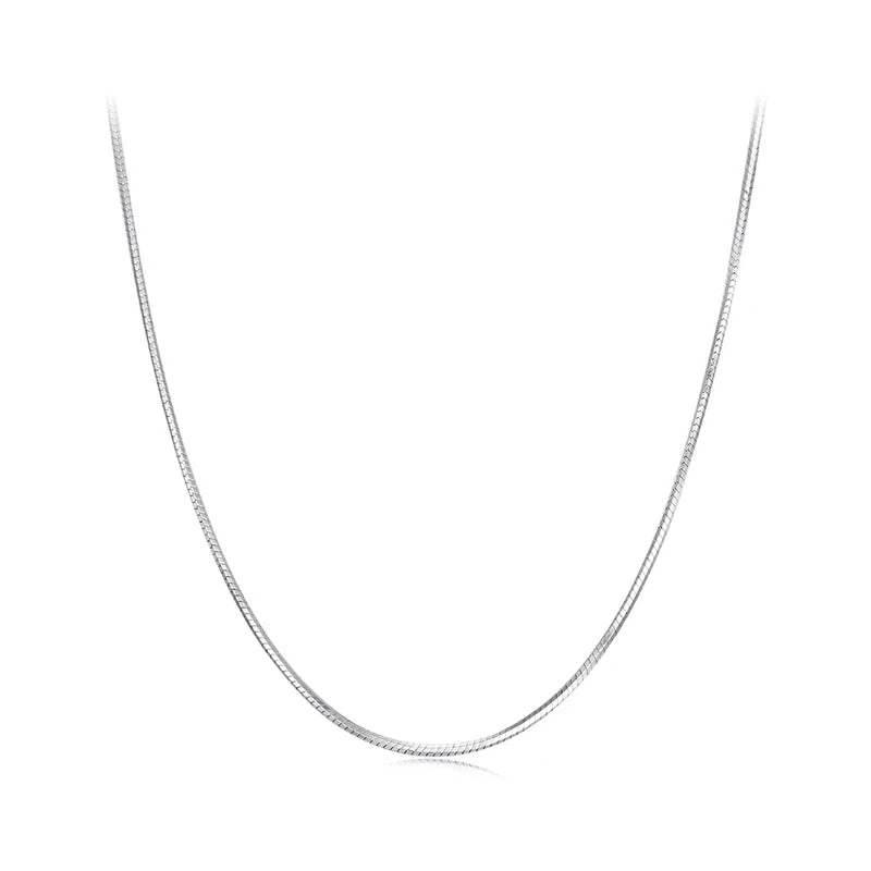 Noémie – Collier Chaîne Serpent Argent 925