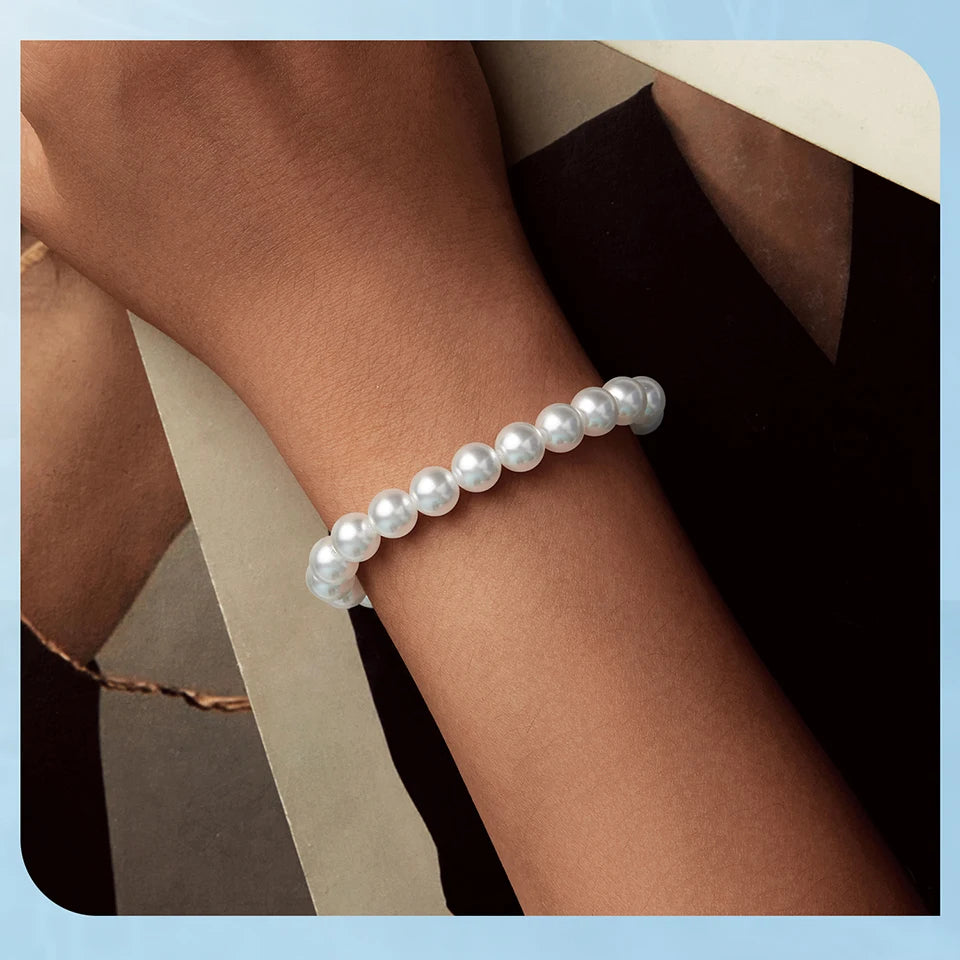 Clara – Bracelet Perles Argent 925 Fermoir Ajustable