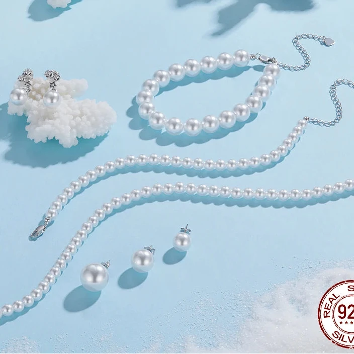 Clara – Bracelet Perles Argent 925 Fermoir Ajustable