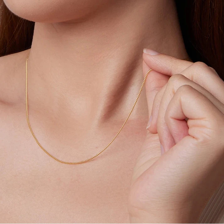 Victoire – Collier Chaîne Latérale Argent 925