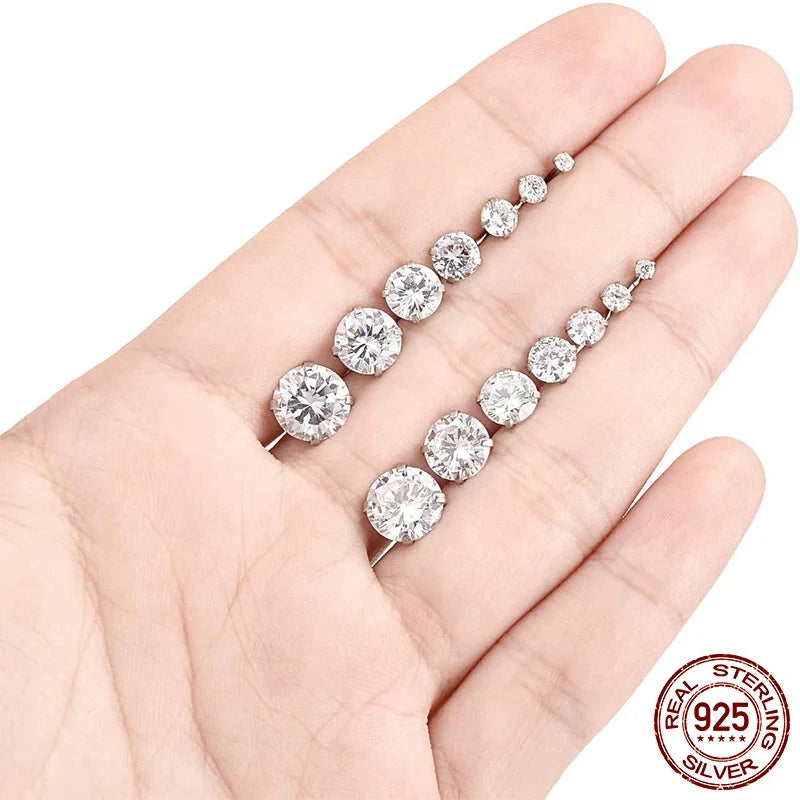 Flora – Boucle d'oreille en argent 925
