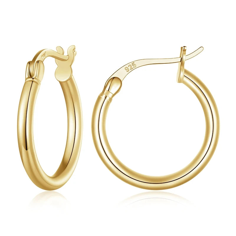 Manon – Boucles d’Oreilles Tube Argent 925