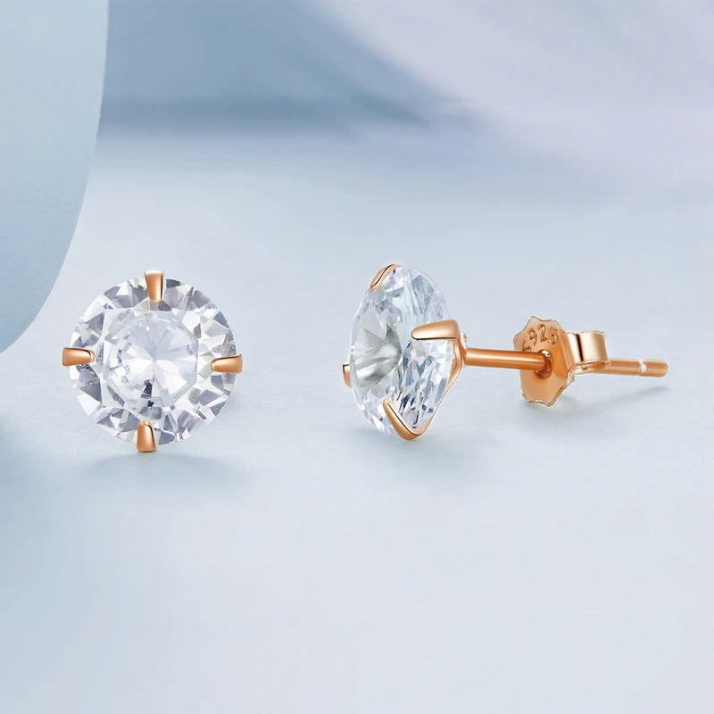 Flora – Boucle d'oreille en argent 925