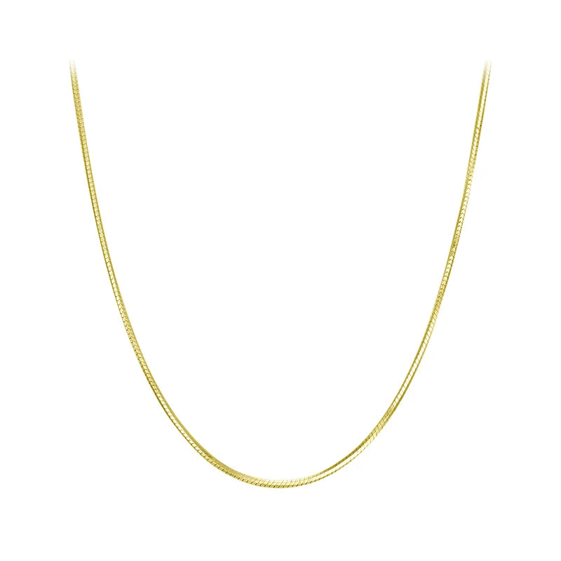 Noémie – Collier Chaîne Serpent Argent 925