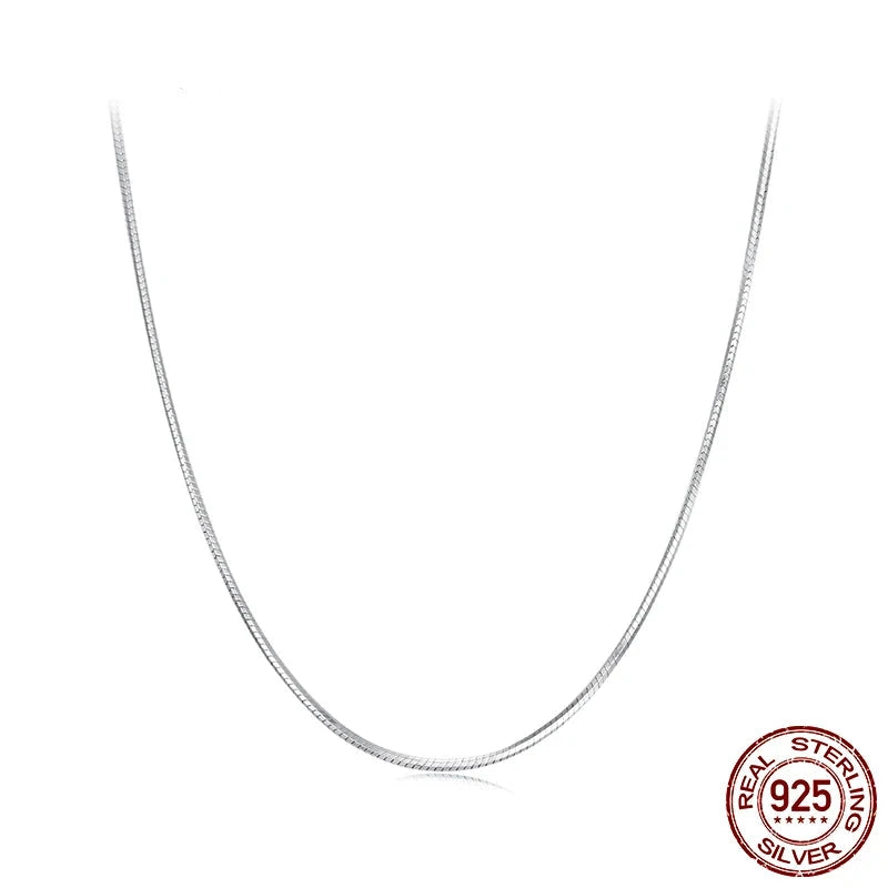 Noémie – Collier Chaîne Serpent Argent 925