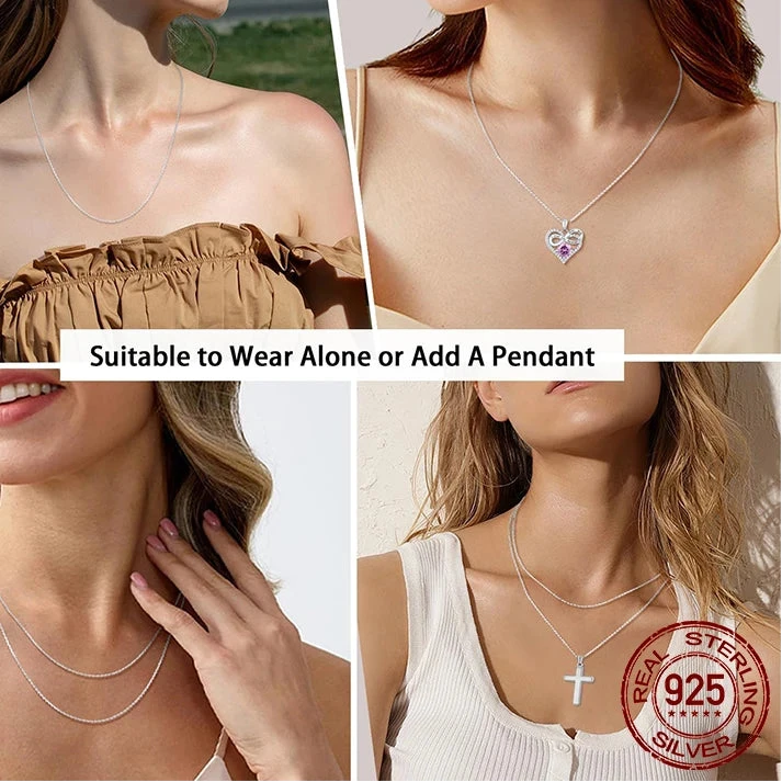 Élodie – Collier Chaîne Argent 925