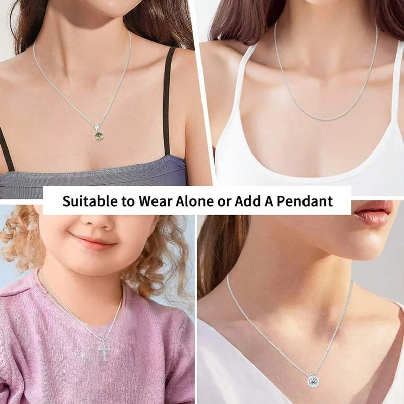 Victoire – Collier Chaîne Latérale Argent 925